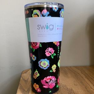Swig Insulated Tumbler Floral Design 22oz